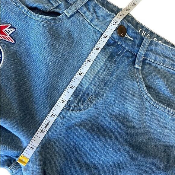 Cotton On the boyfriend jeans patch work light denim size 4 - Picture 14 of 16